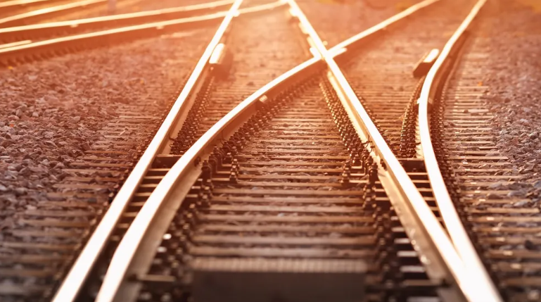 image of rail track from Engineers Australia website