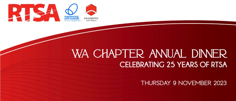 RTSA WA Chapter Annual Dinner, Perth, 9th November 2023